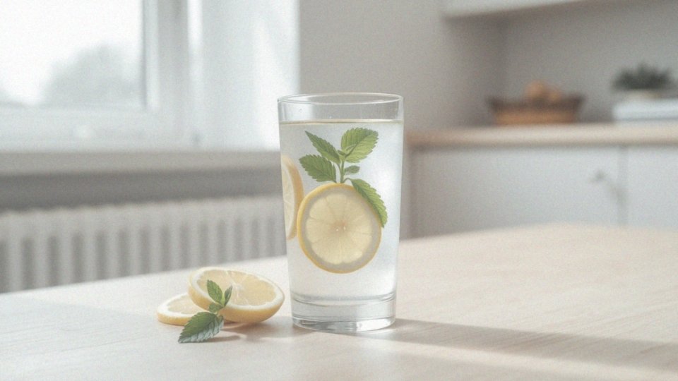 Jak przygotować napój z wody z cytryną?
